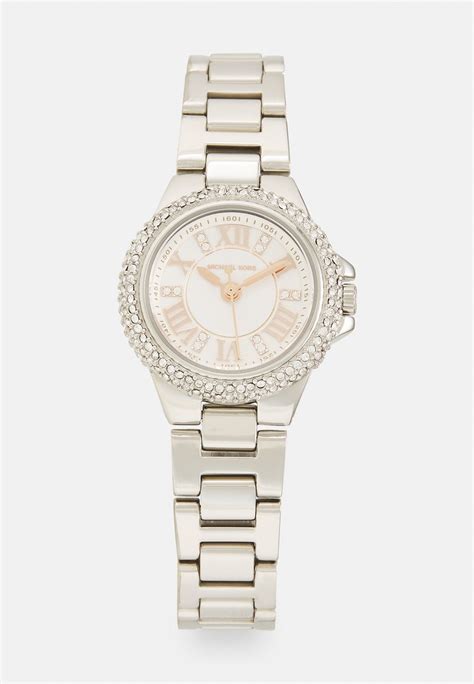 michael kors uhr silver|michael kors camille watch.